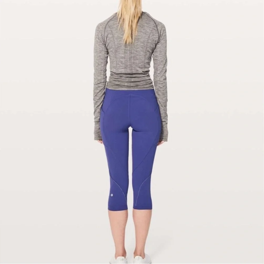 Lululemon Lead The Pack Purple Leggings Inseam 23” Size 8 - Picture 2 of 11